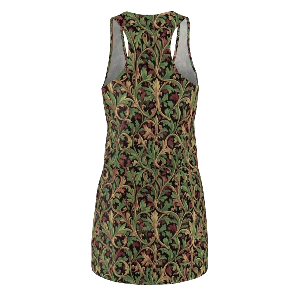 Verdant Baroque on Racerback Dress — Back