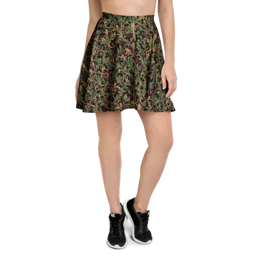 Verdant Baroque on a Skater Skirt