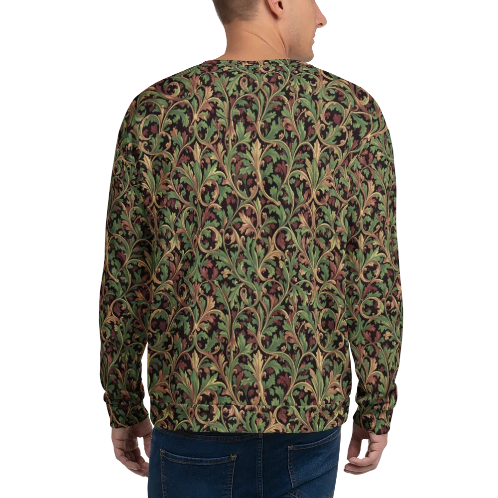 Verdant Baroque on Sweatshirt — Back