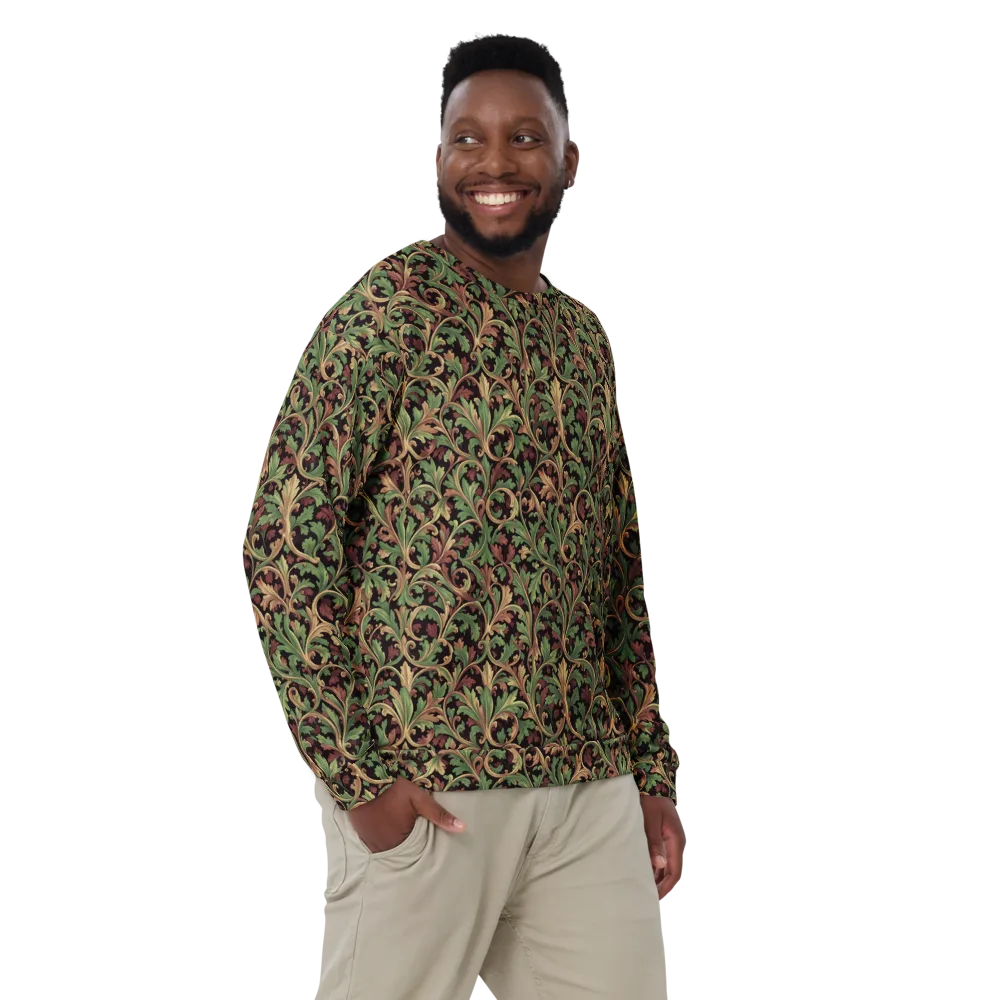 Verdant Baroque on Sweatshirt — Front