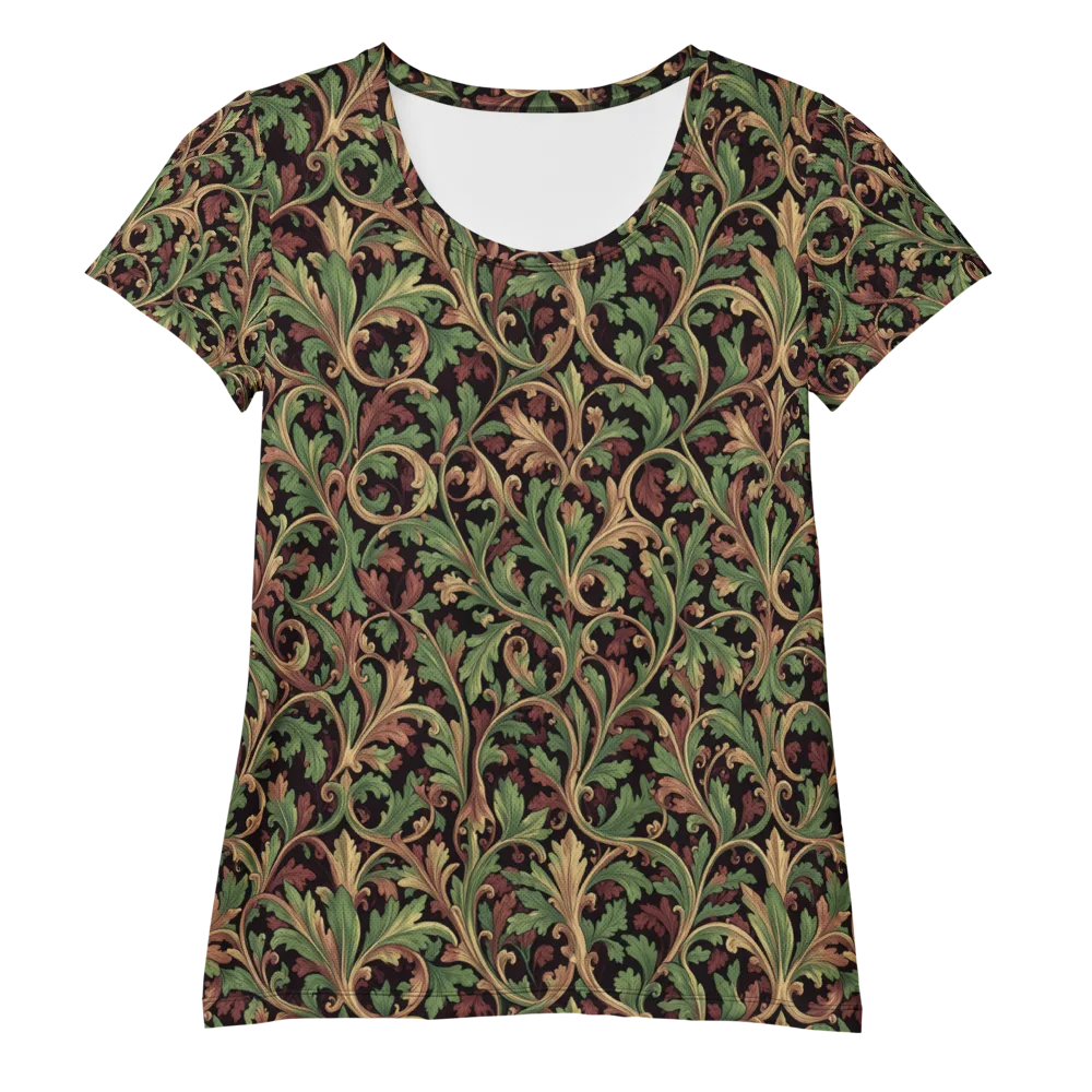 Verdant Baroque on Women's Athletic T-Shirt — Front