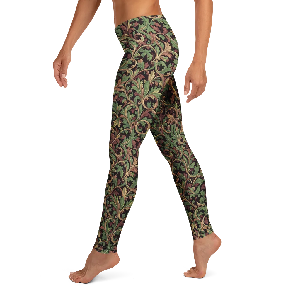 Verdant Baroque on Leggings — Left