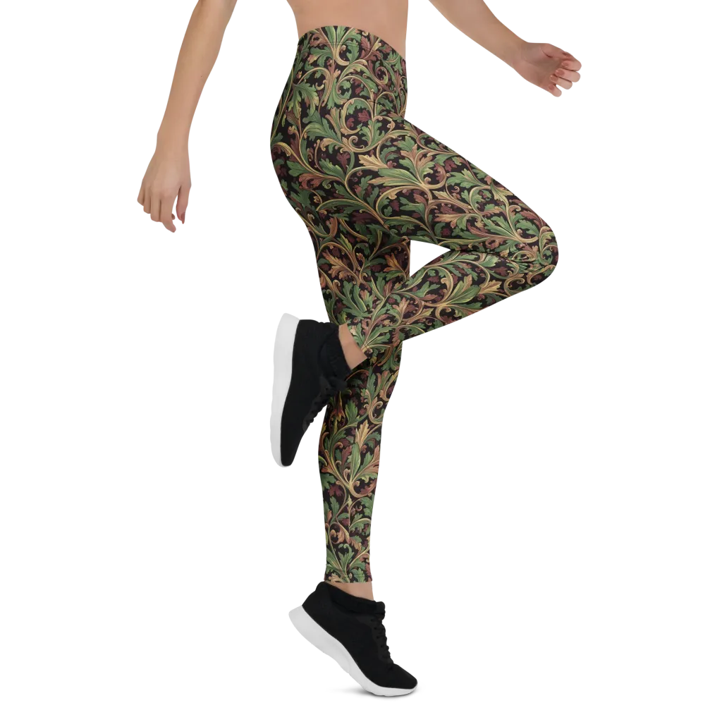 Verdant Baroque on Leggings — Right