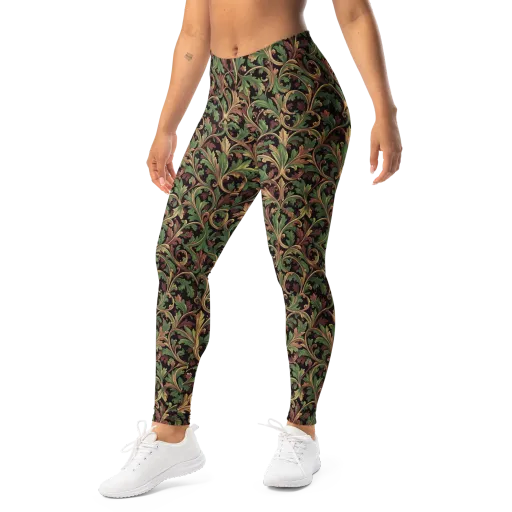 Verdant Baroque on a Leggings
