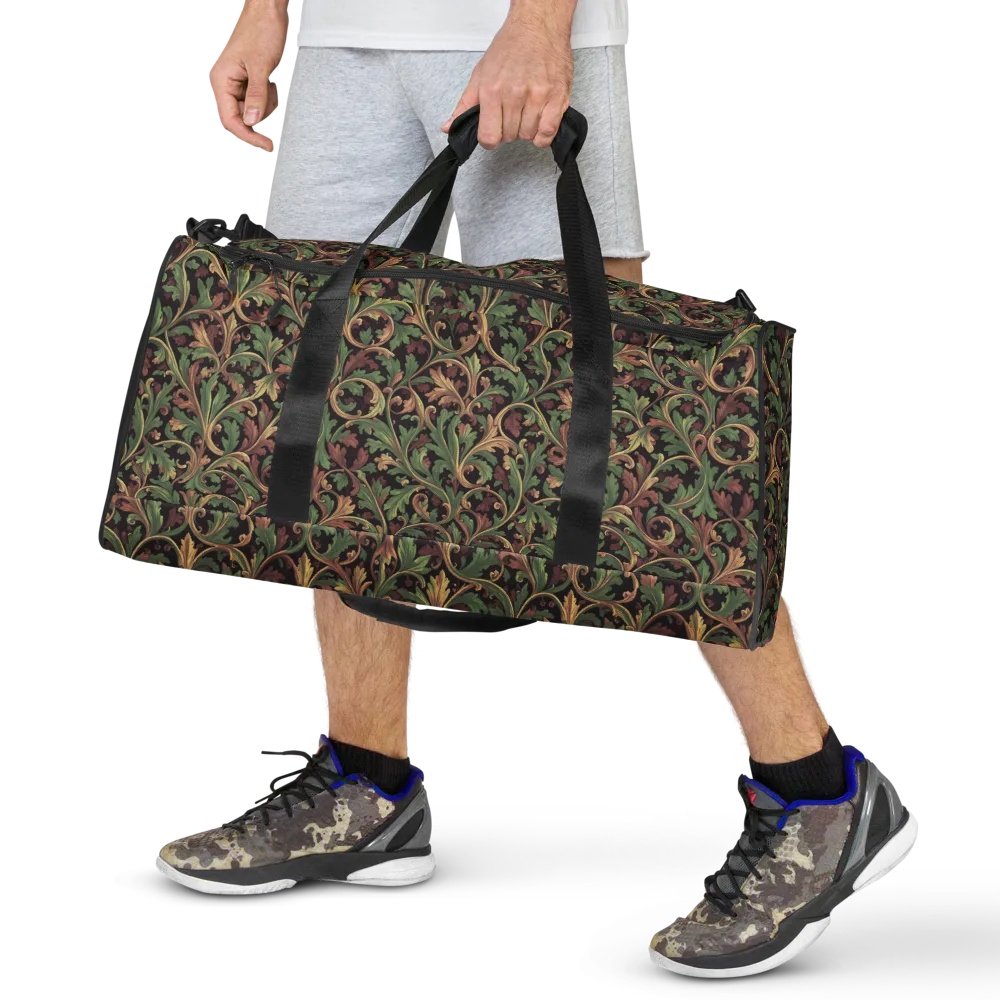 Verdant Baroque on Duffle Bag — Front