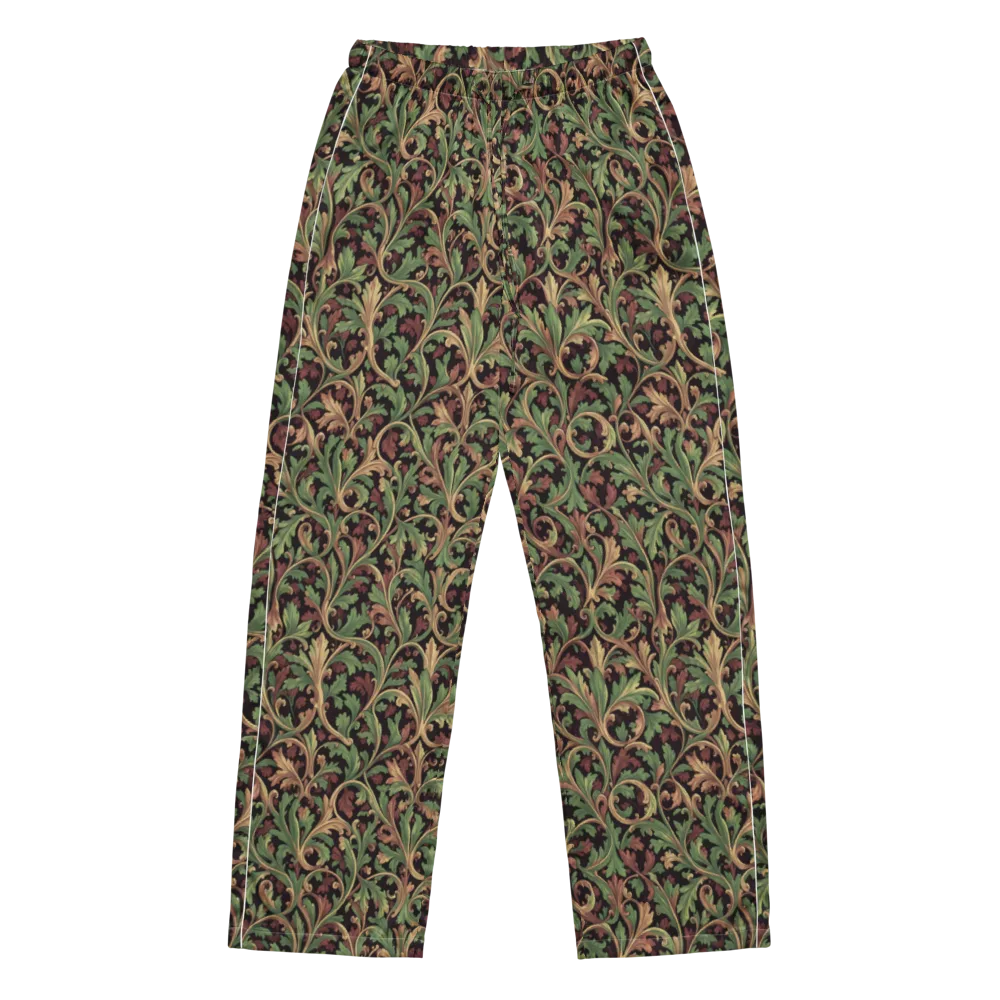 Verdant Baroque on Women's Pajama Pants — Front