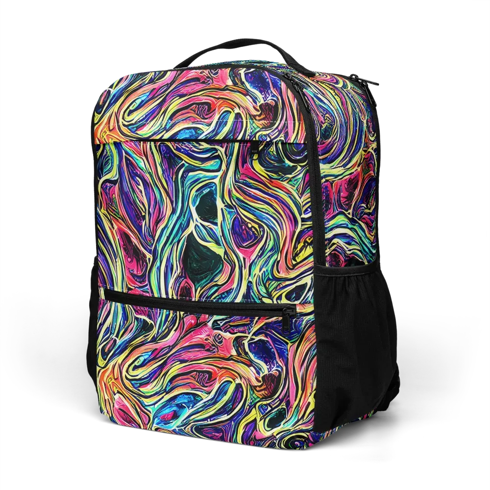 Fluorescent Drift on Utility Backpack — Left Front