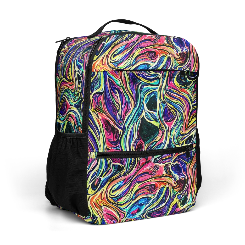 Fluorescent Drift on Utility Backpack — Right Front