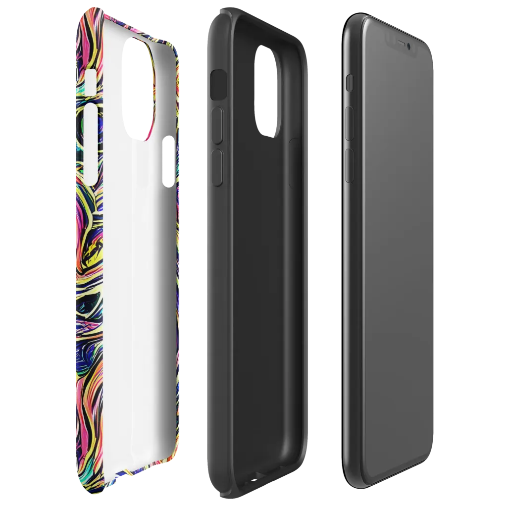 Fluorescent Drift on Tough Case for iPhone® — Right