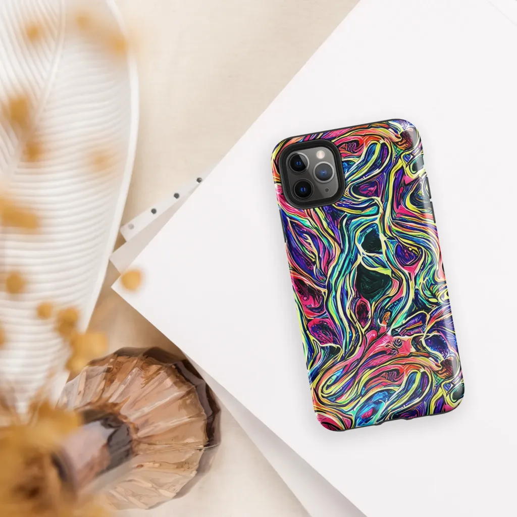 Fluorescent Drift on Tough Case for iPhone® — Front