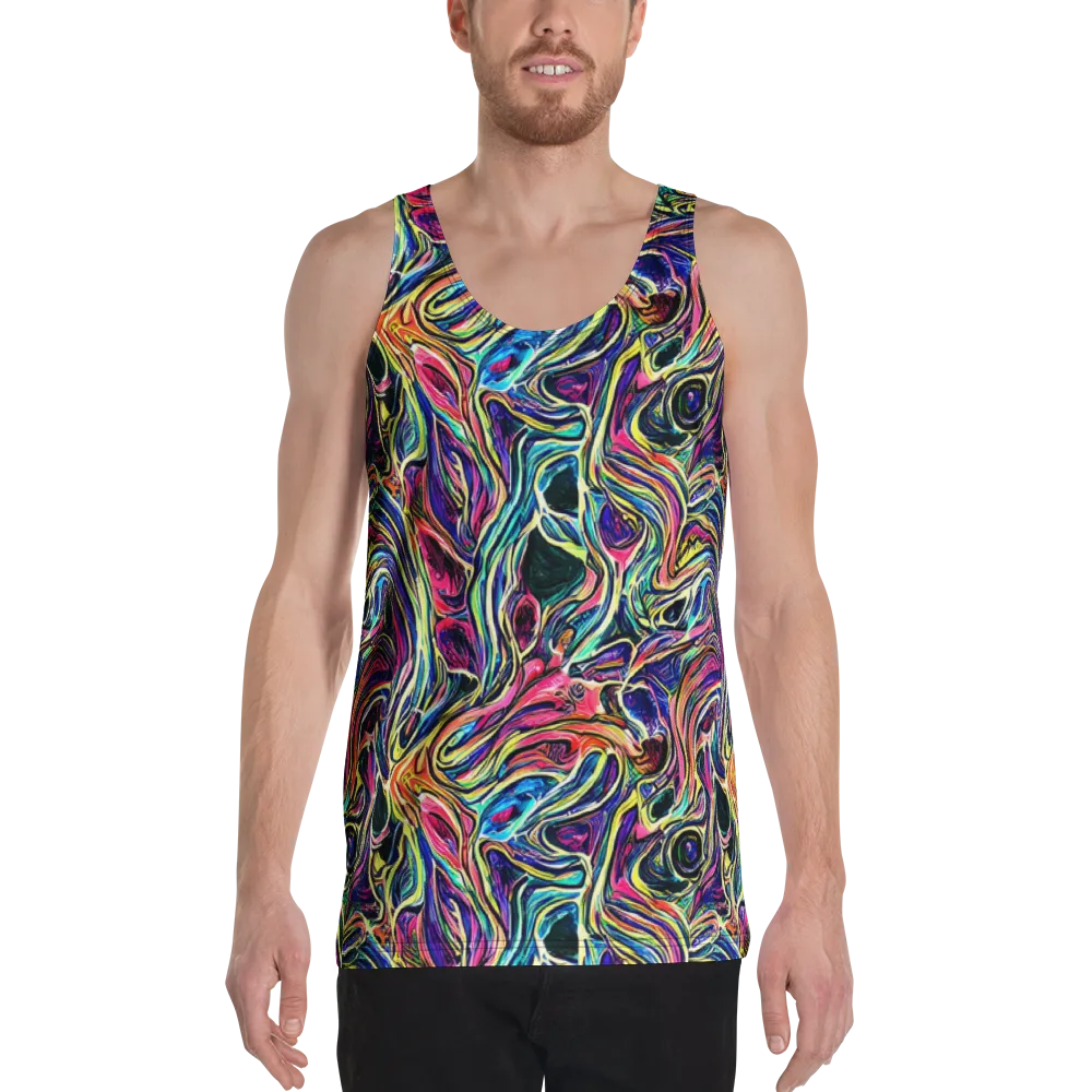 Fluorescent Drift on Men's Tank Top — Front