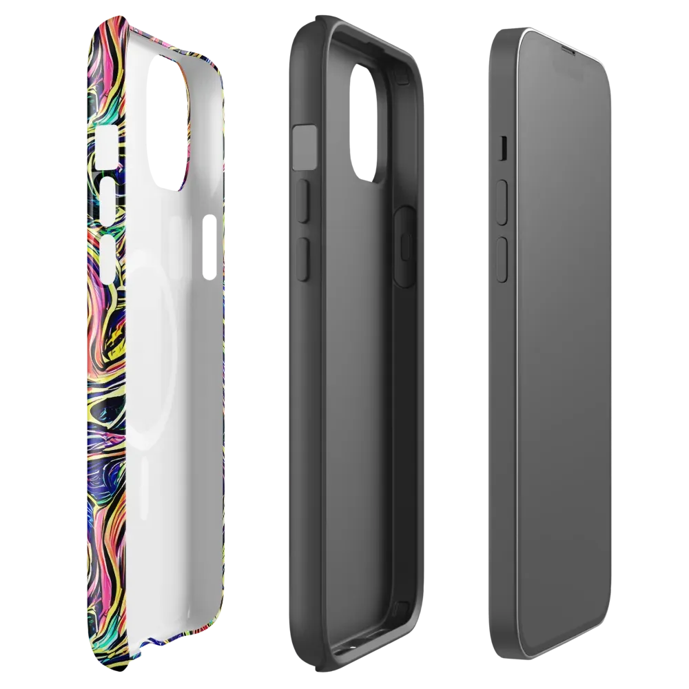Fluorescent Drift on MagSafe Tough Case for iPhone® — Front