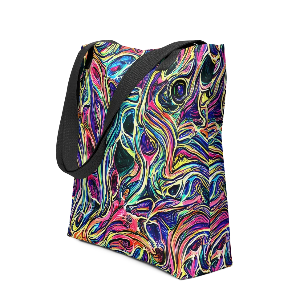 Fluorescent Drift on Tote Bag — Front