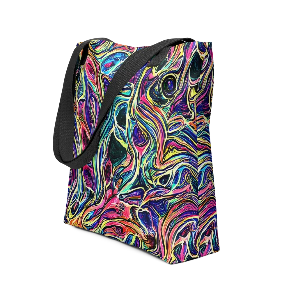 Fluorescent Drift on Tote Bag — Front