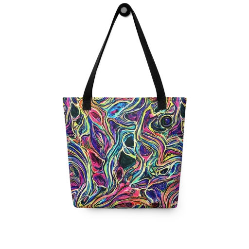 Fluorescent Drift on a Tote Bag