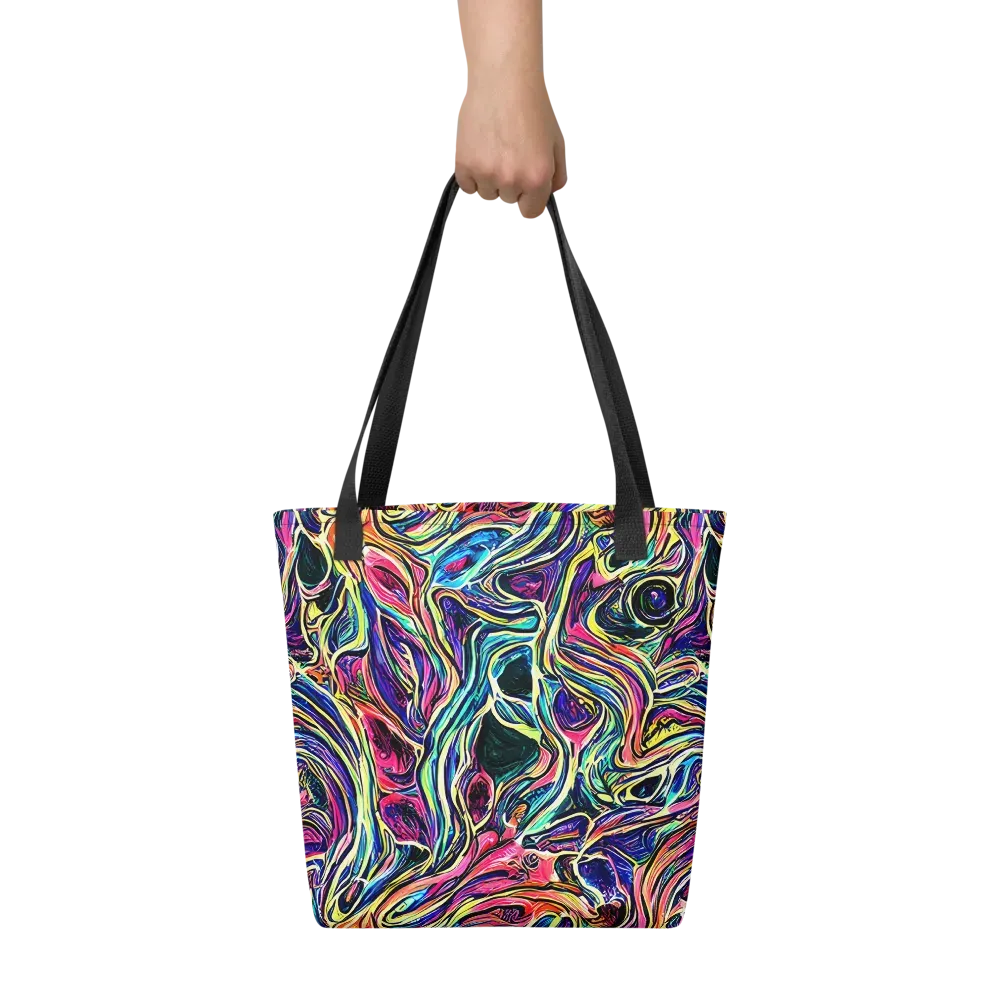 Fluorescent Drift on Tote Bag — Front