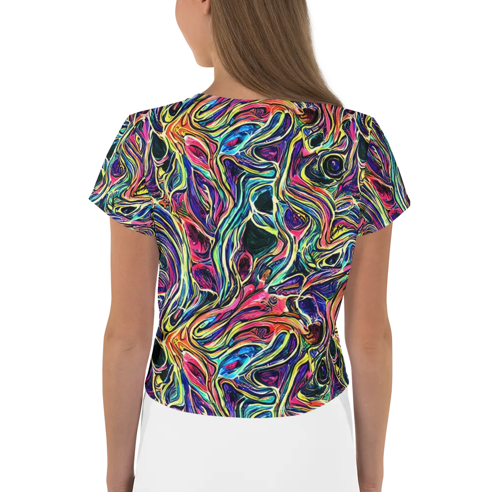 Fluorescent Drift on Crop Tee — Back