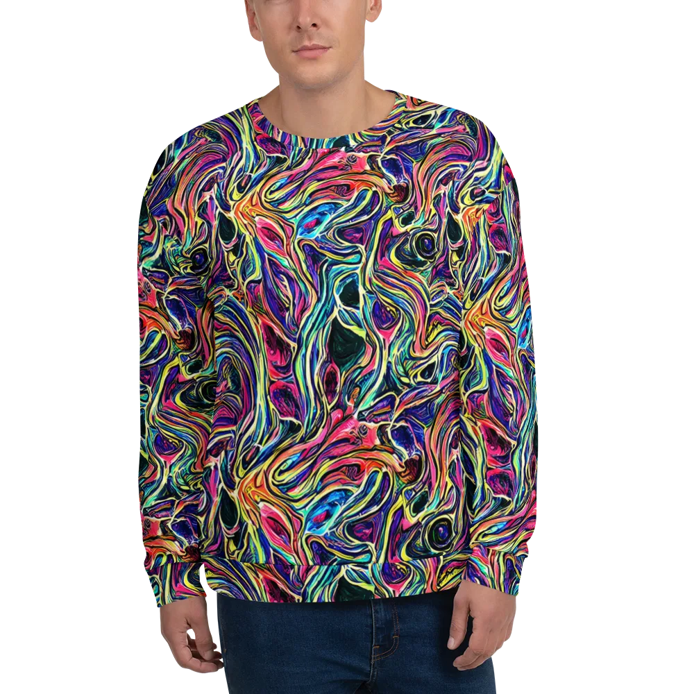 Fluorescent Drift on Sweatshirt — Front