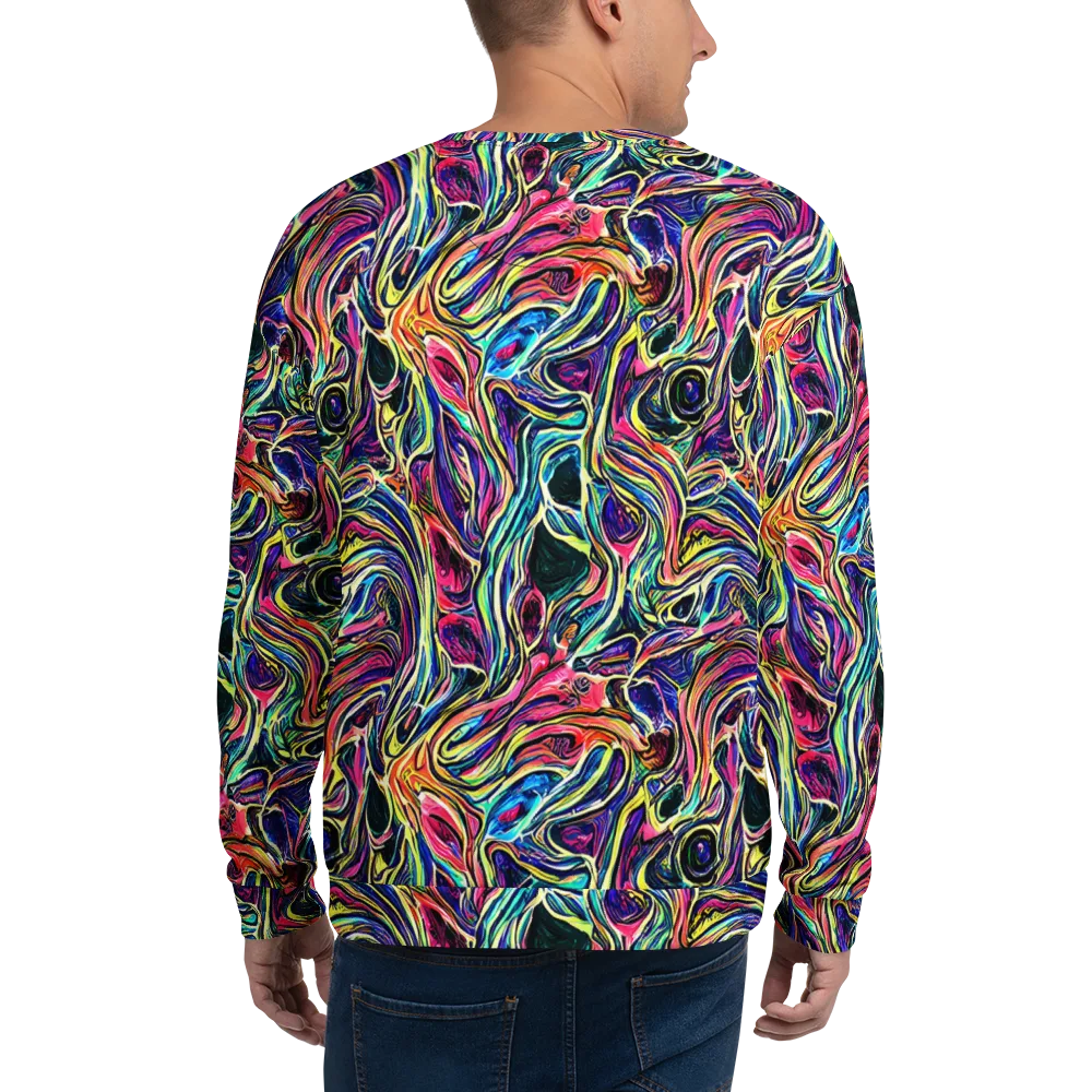 Fluorescent Drift on Sweatshirt — Back