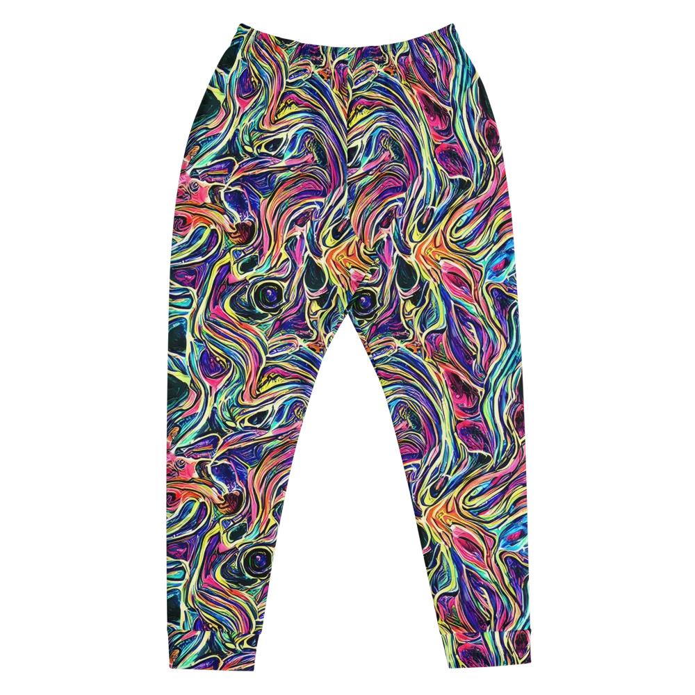 Fluorescent Drift on Men's Joggers — Front