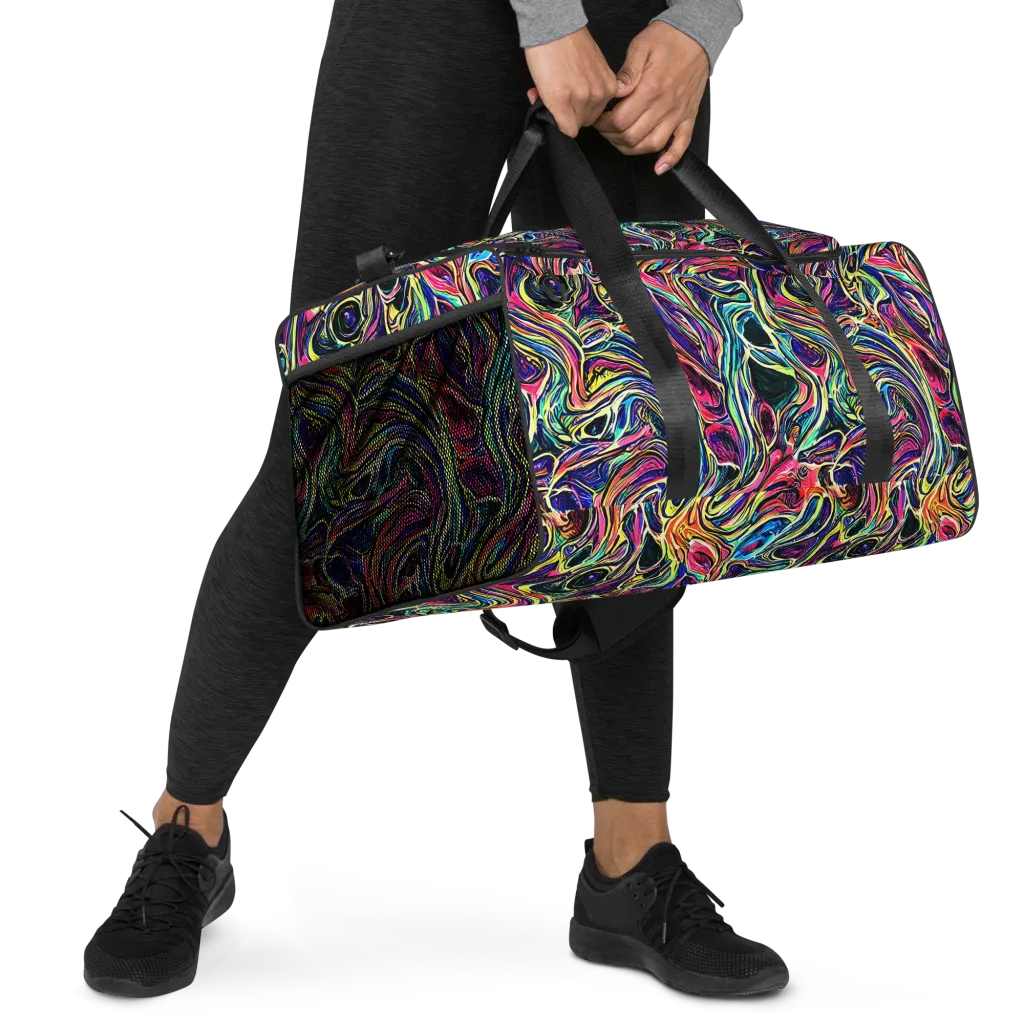 Fluorescent Drift on Duffle Bag — Right Front