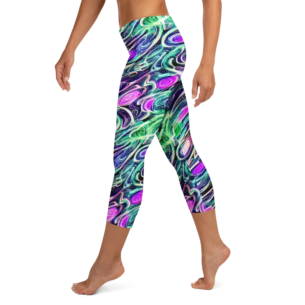 Infinite Afterglow on Capri Leggings — Left