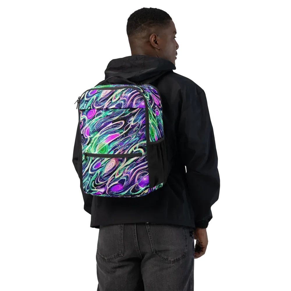 Infinite Afterglow on Utility Backpack — Back