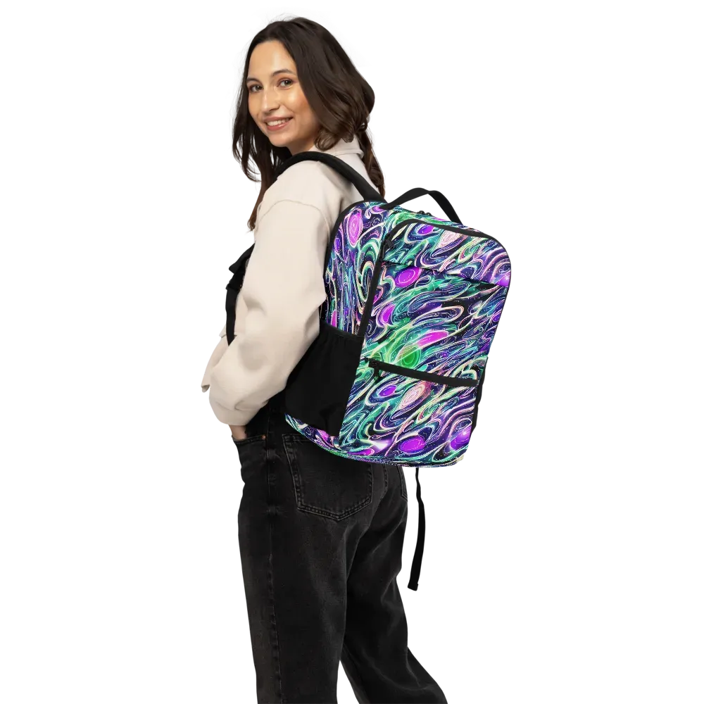 Infinite Afterglow on Utility Backpack — Back