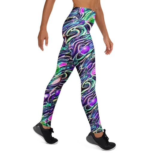 Infinite Afterglow on a Yoga Leggings