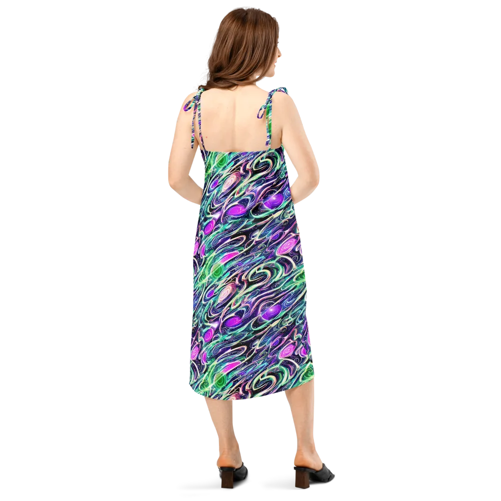 Infinite Afterglow on Slip Dress — Back