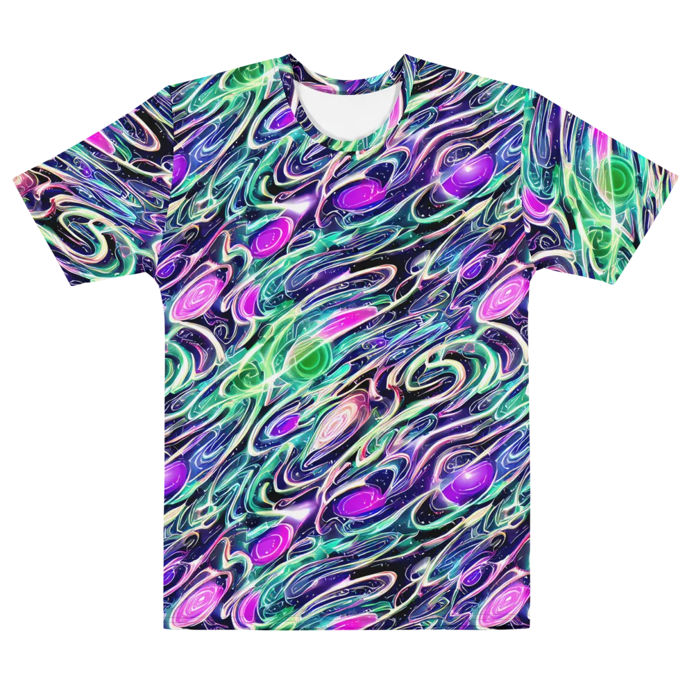 Infinite Afterglow on Men's Cotton Crew Neck T-Shirt — Front