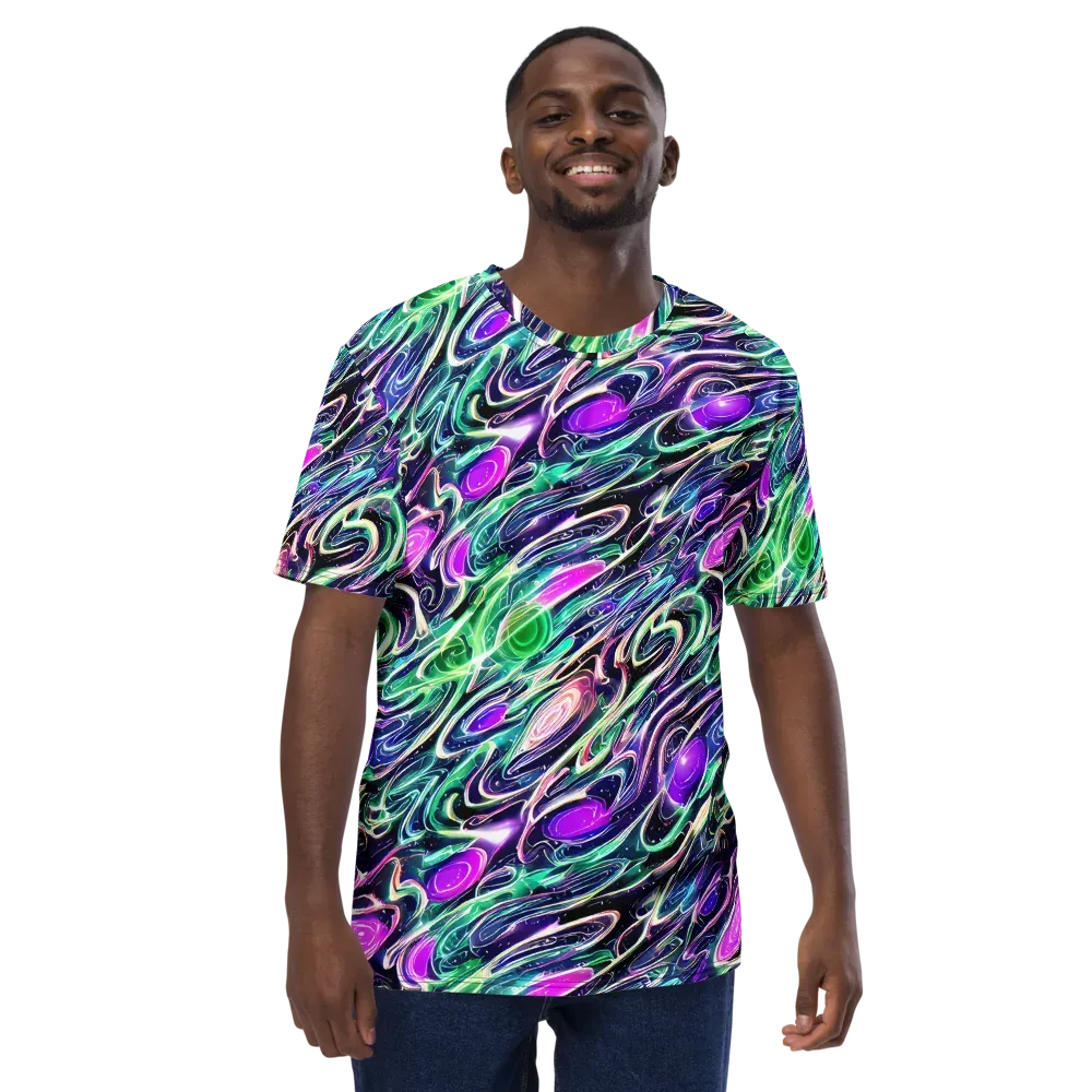 Infinite Afterglow on Men's Crew Neck T-Shirt — Front