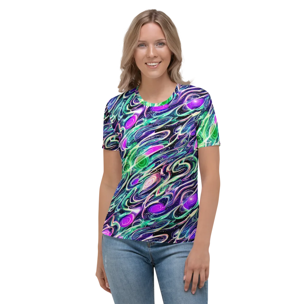 Infinite Afterglow on Women's Crew Neck T-Shirt — Front