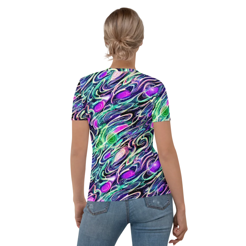 Infinite Afterglow on Women's Crew Neck T-Shirt — Back