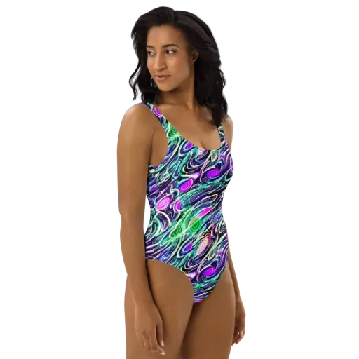 Infinite Afterglow on a One-Piece Swimsuit