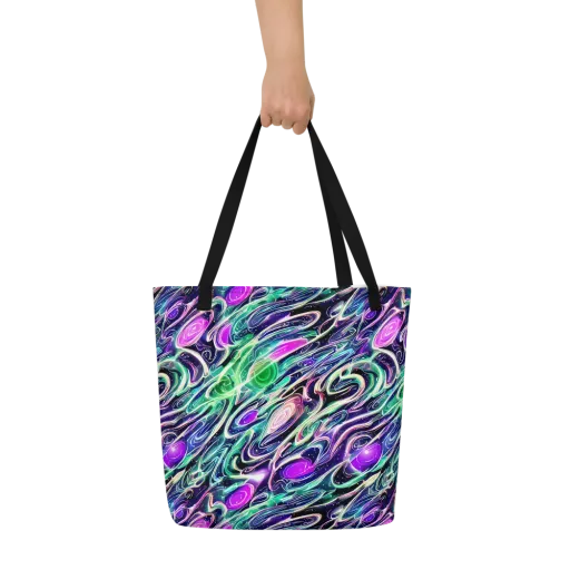 Infinite Afterglow on a Large Tote Bag W/ Pocket