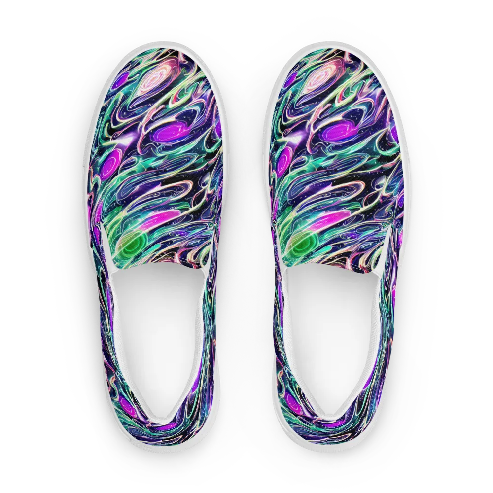 Infinite Afterglow on Women's Slip-On Canvas Shoes — Front