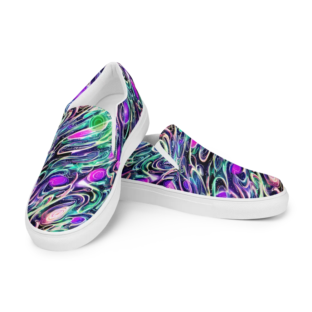Infinite Afterglow on Women's Slip-On Canvas Shoes — Left Front