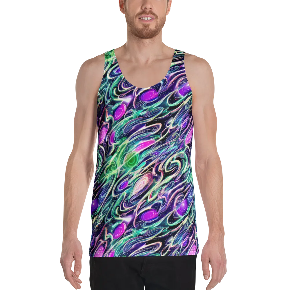 Infinite Afterglow on Men's Tank Top — Front