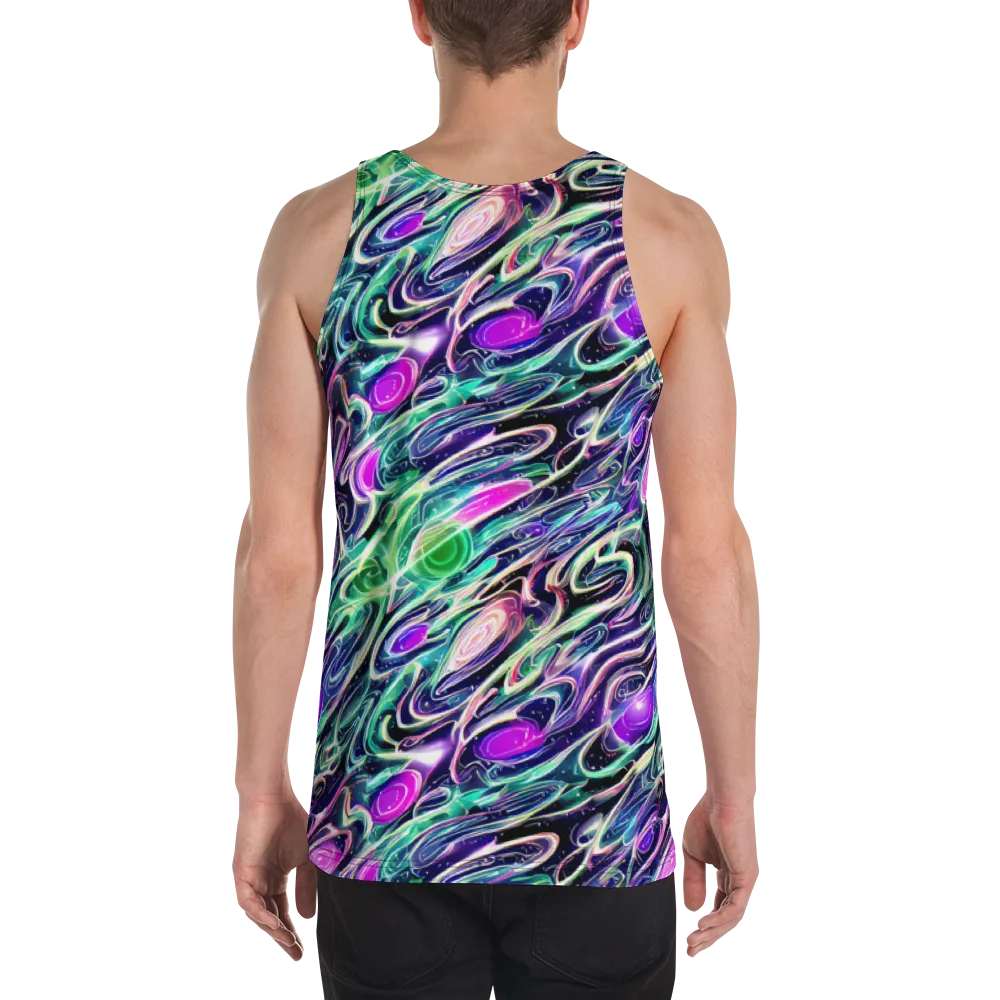 Infinite Afterglow on Men's Tank Top — Back