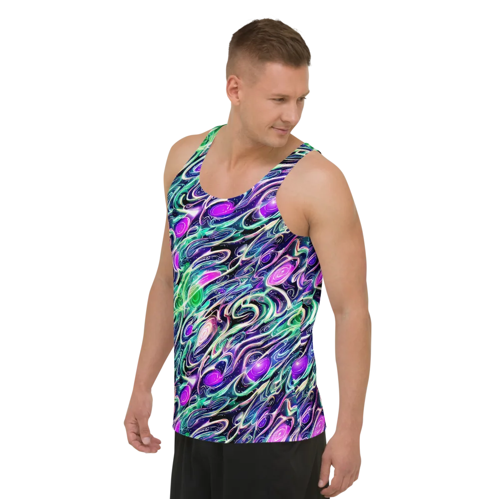 Infinite Afterglow on Men's Tank Top — Left Front