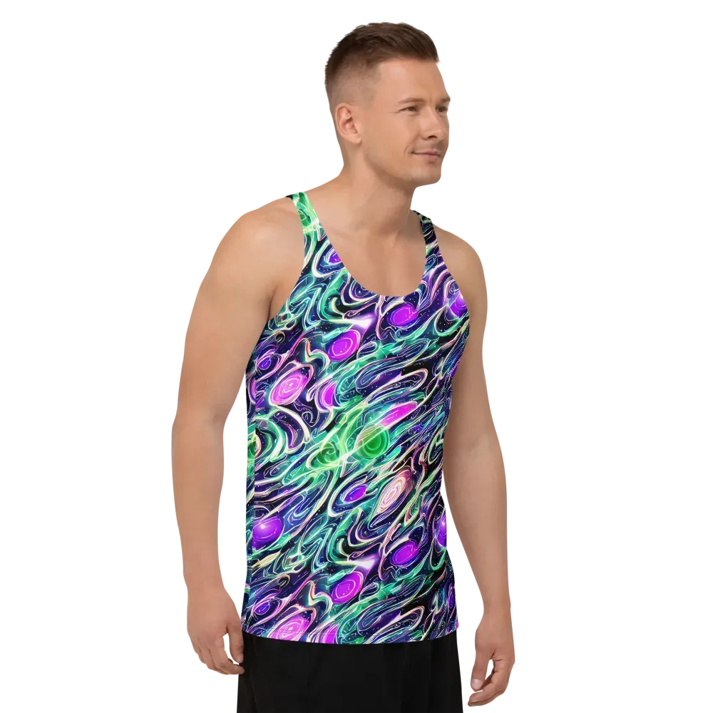 Infinite Afterglow on Men's Tank Top — Right Front