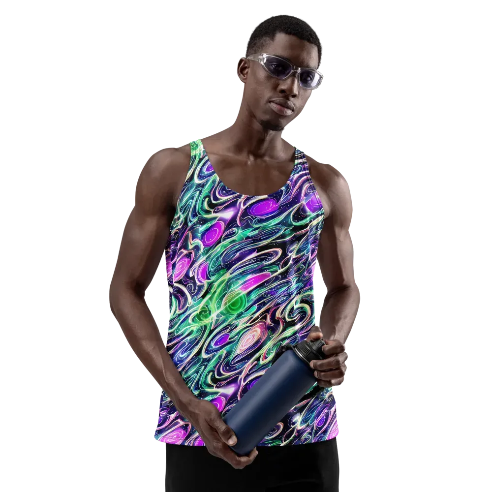Infinite Afterglow on Men's Tank Top — Front