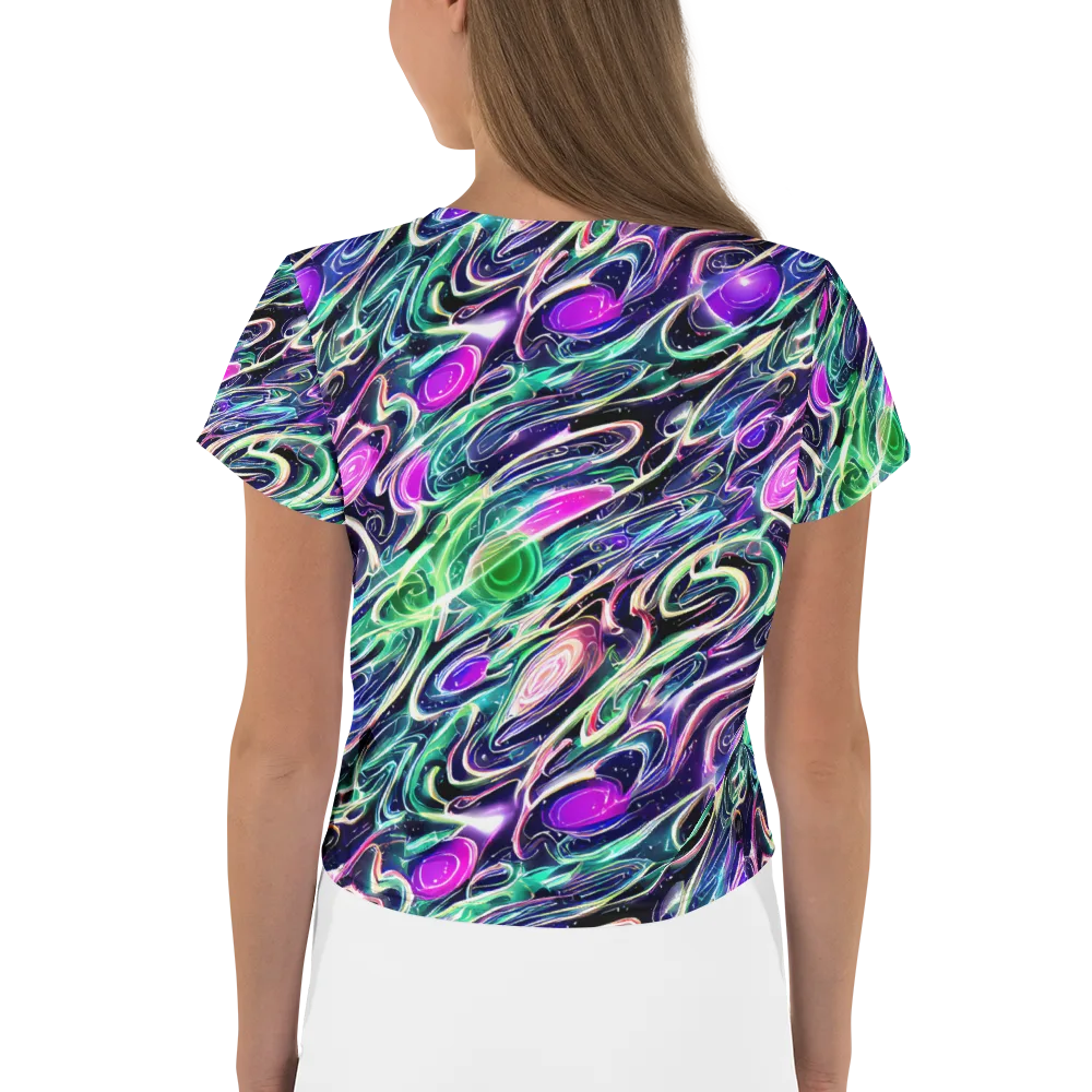 Infinite Afterglow on Crop Tee — Back