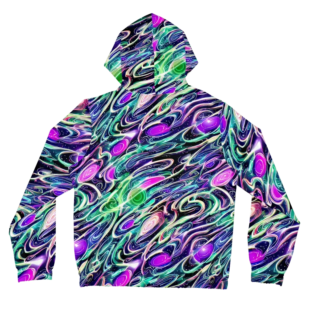 Infinite Afterglow on Women's Full-Zip Hoodie — Back