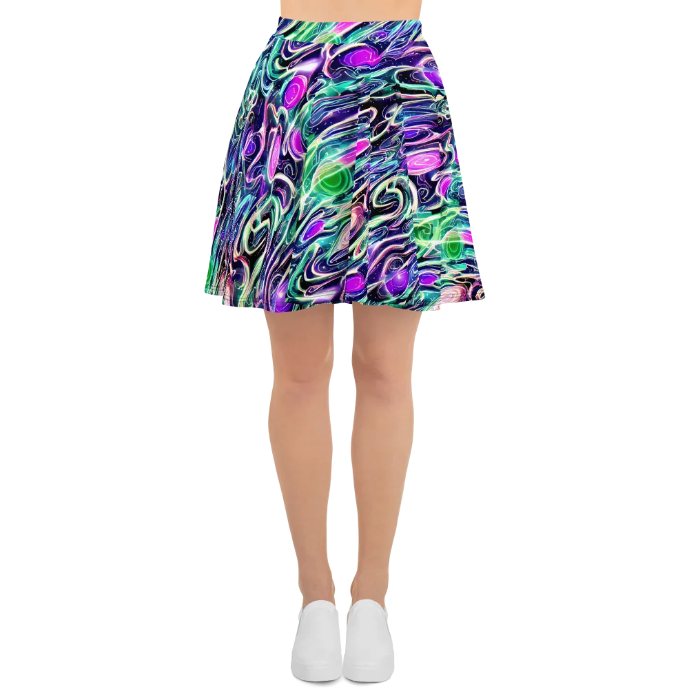Infinite Afterglow on Skater Skirt — Front