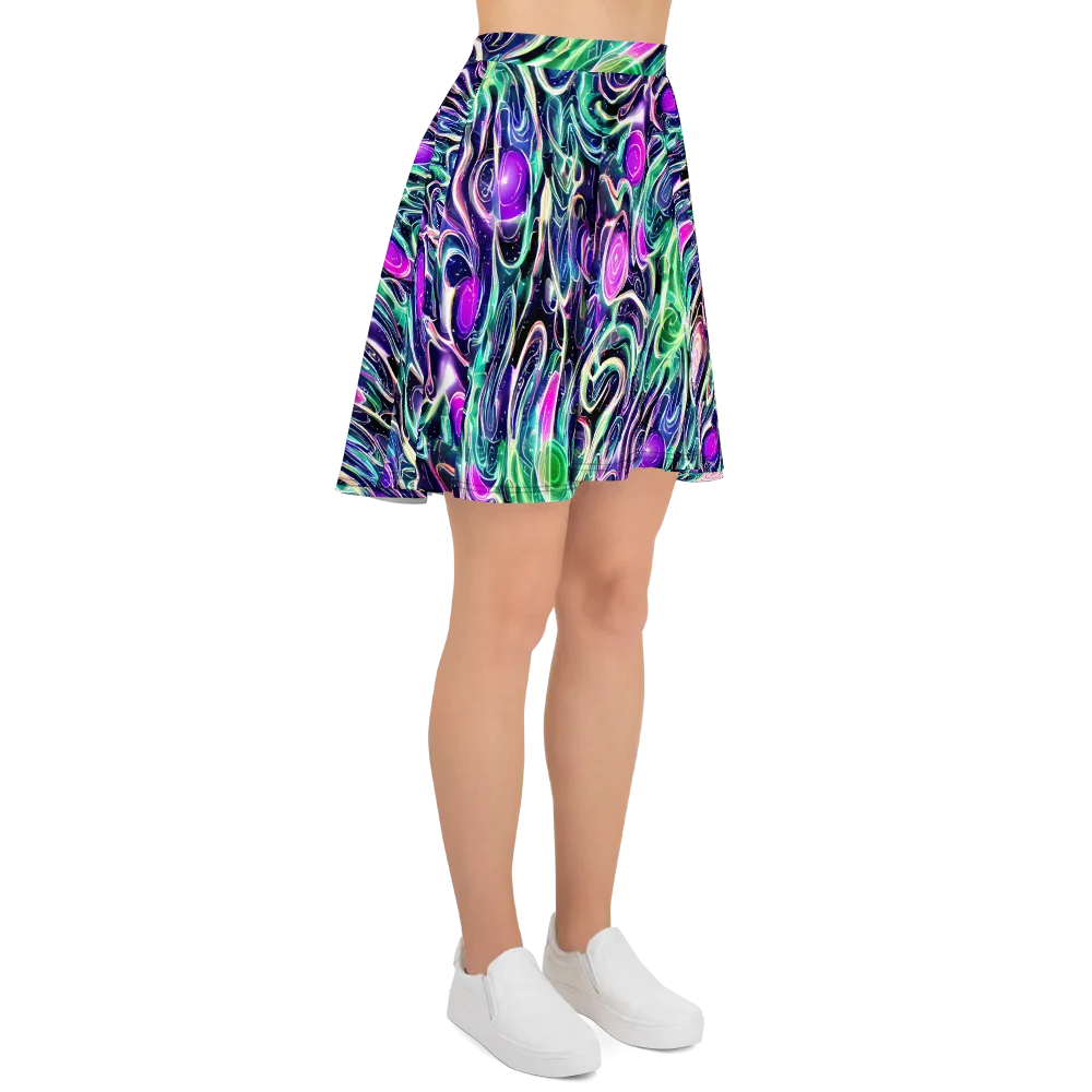 Infinite Afterglow on Skater Skirt — Right