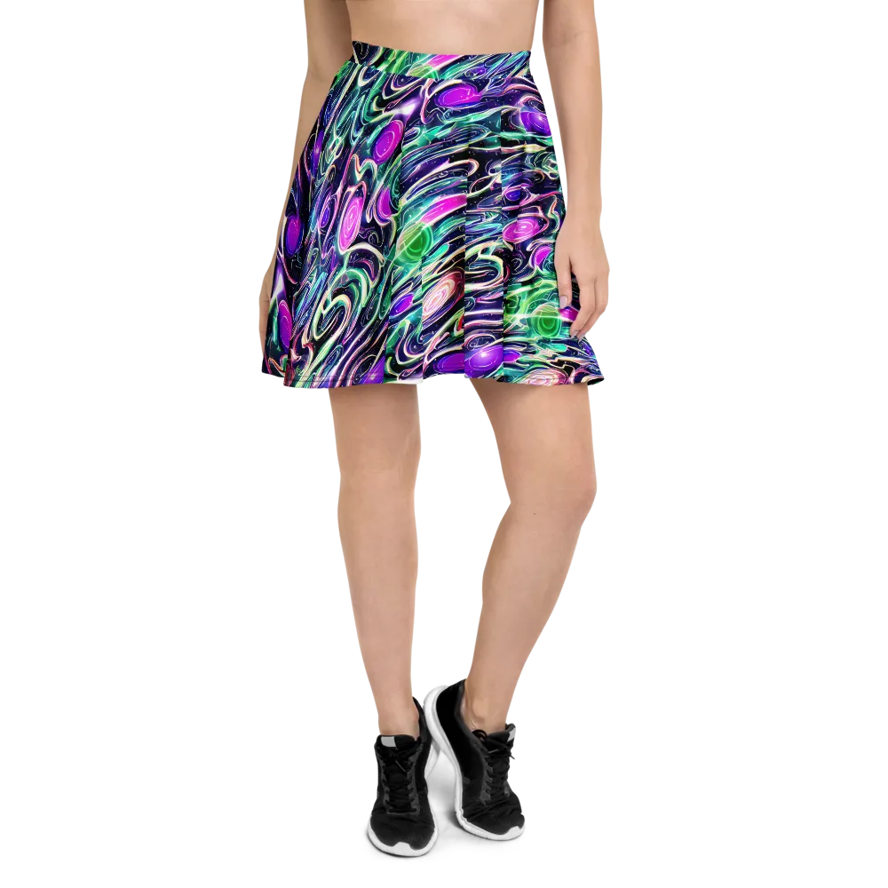 Infinite Afterglow on Skater Skirt — Front