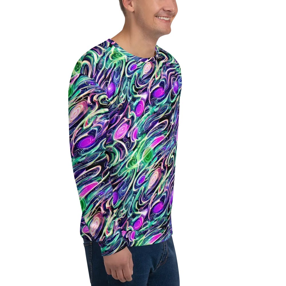 Infinite Afterglow on Sweatshirt — Right Front