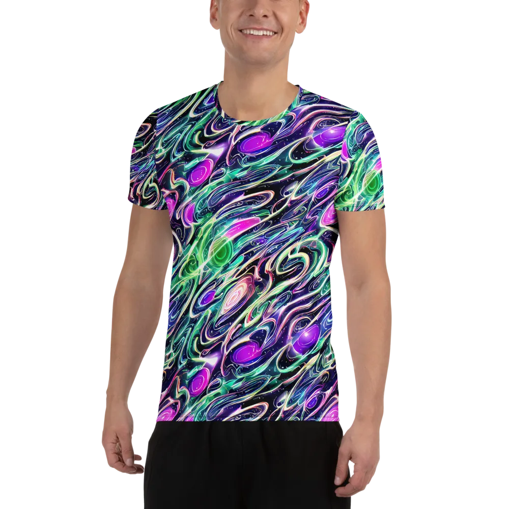 Infinite Afterglow on Men's Athletic T-Shirt — Front